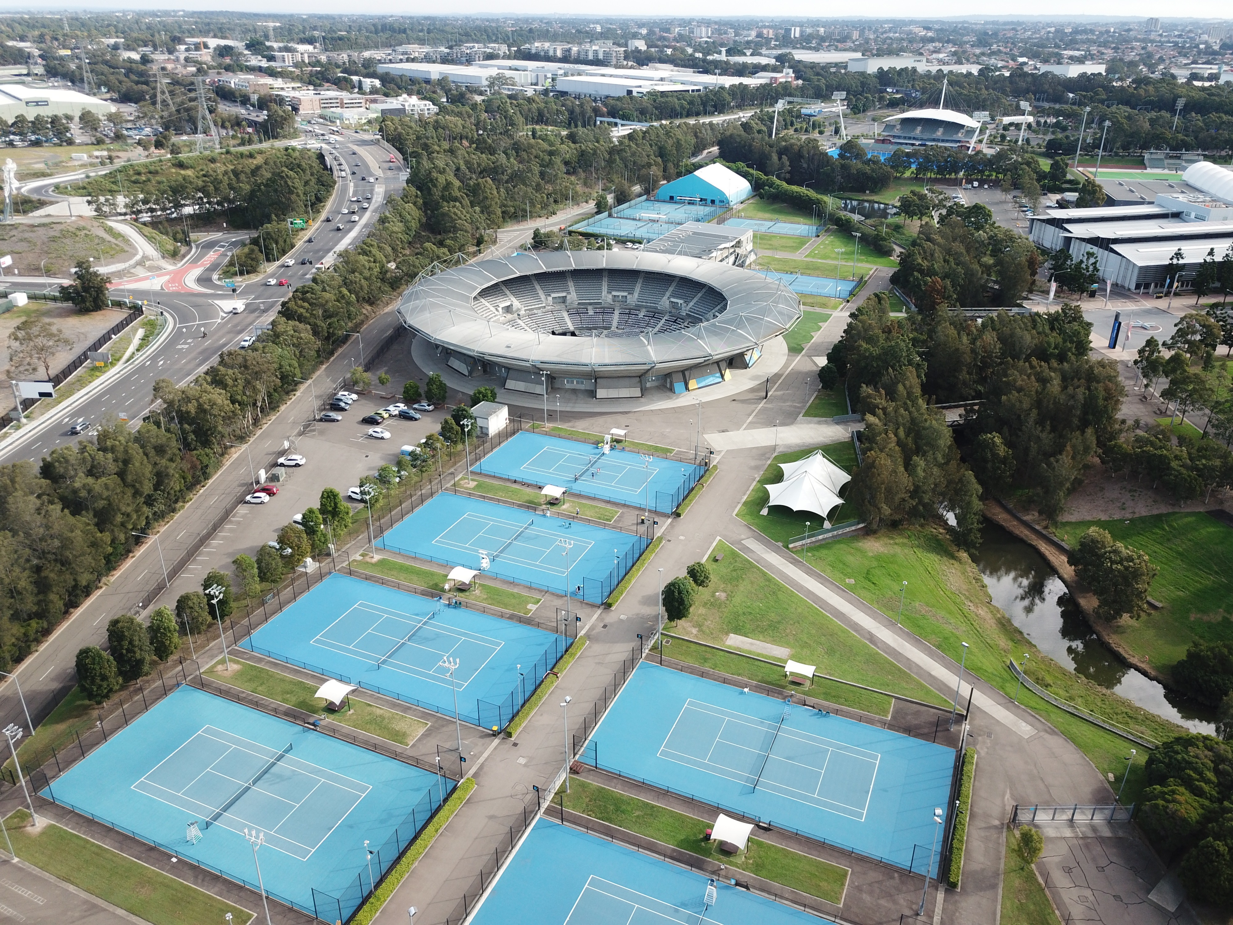 controller september klant Tennis NSW Sydney Olympic Park Tennis Centre - Court Craft